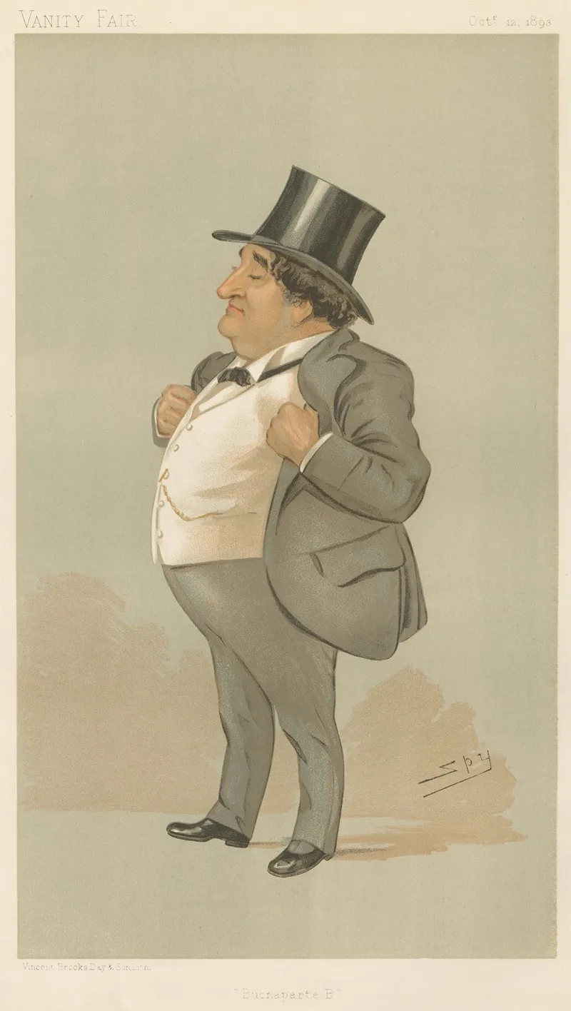 Politicians Buonaparte B Mr Thomas Henry Bolton October 12 1893 by Leslie Matthew Ward - Canvas Print