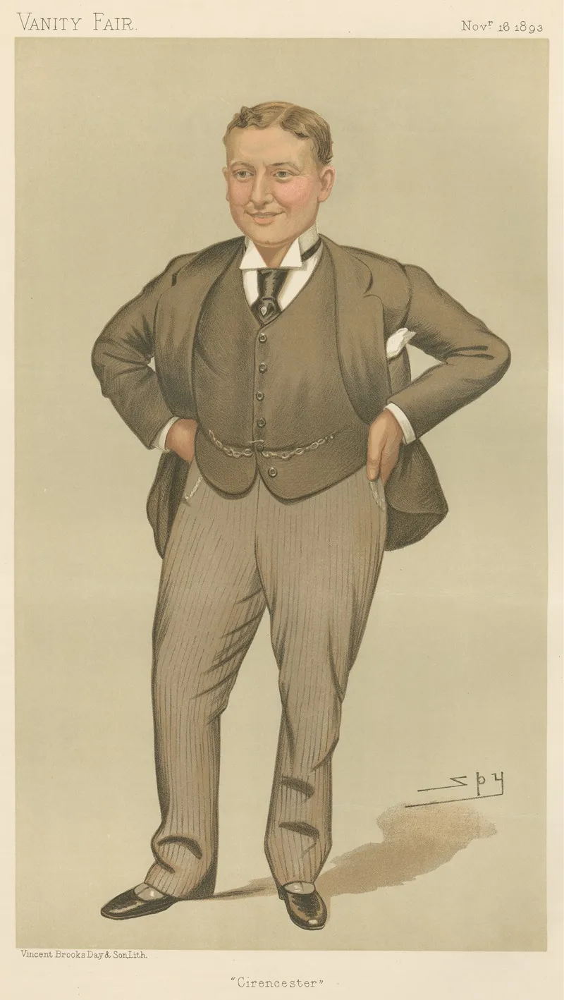 Politicians Cirencester Mr Harry Lawson Webster Lawson 15 November 1893 by Leslie Matthew Ward - Canvas Print