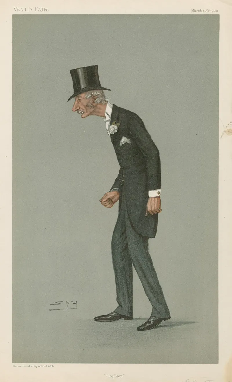 Politicians Clapham Mr Percy Melville Thornton 22 March 1900 by Leslie Matthew Ward - Canvas Print