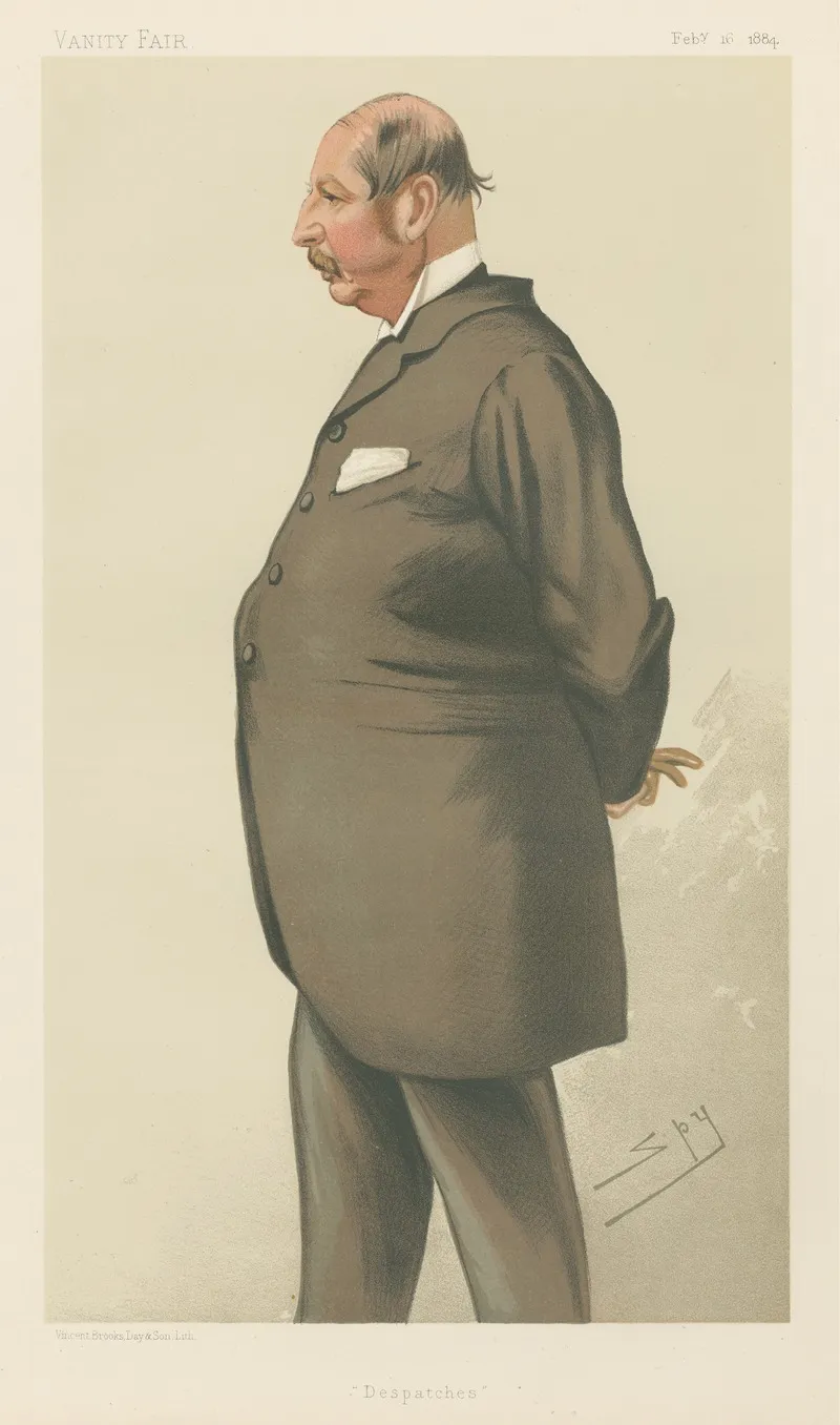 Politicians Despatches Captain Conway Seymour 16 February 1884