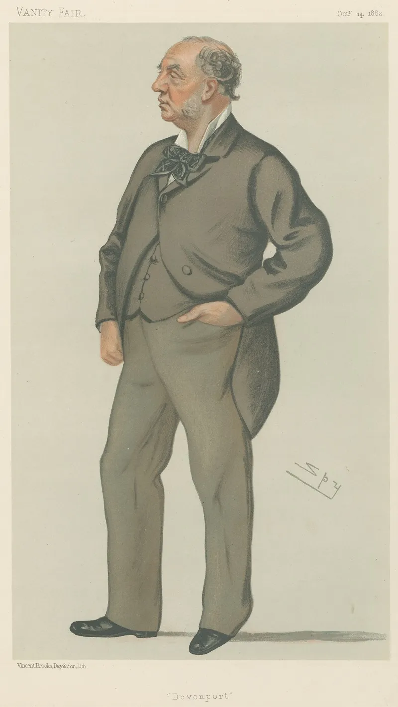 Politicians Devonport Mr J H Puleston 14 October 1882
