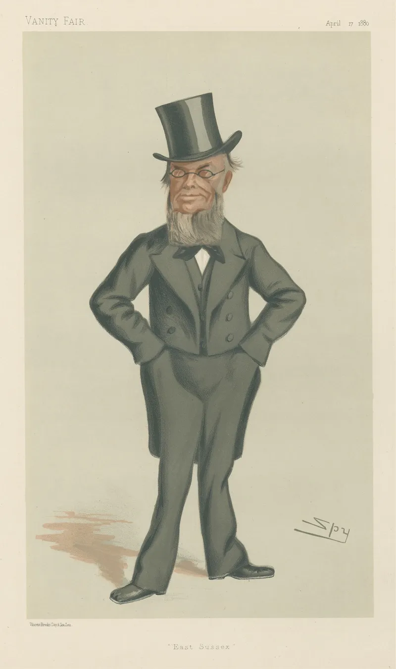 Politicians East Sussex Mr George Burrow Gregory April 17 1880