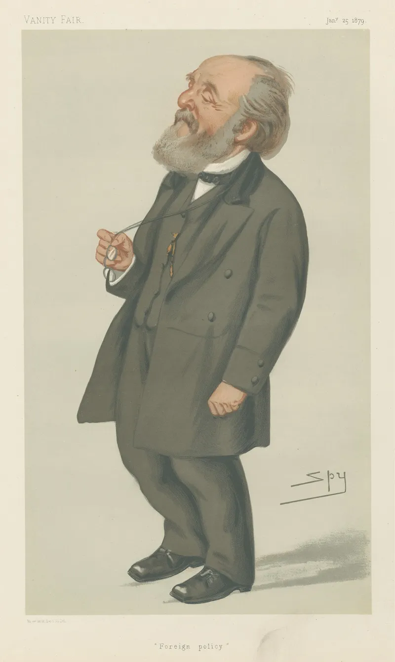 Politicians Foreign Policy Mr Peter Rylands 25 January 1879 by Leslie Matthew Ward - Canvas Print