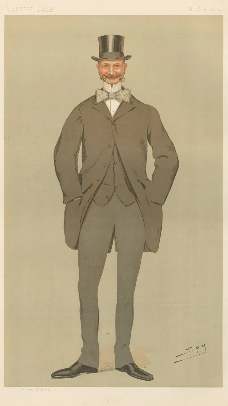 Politicians Fred The Hon Frederic Morgan 2 November 1893 by Leslie Matthew Ward - Canvas Print