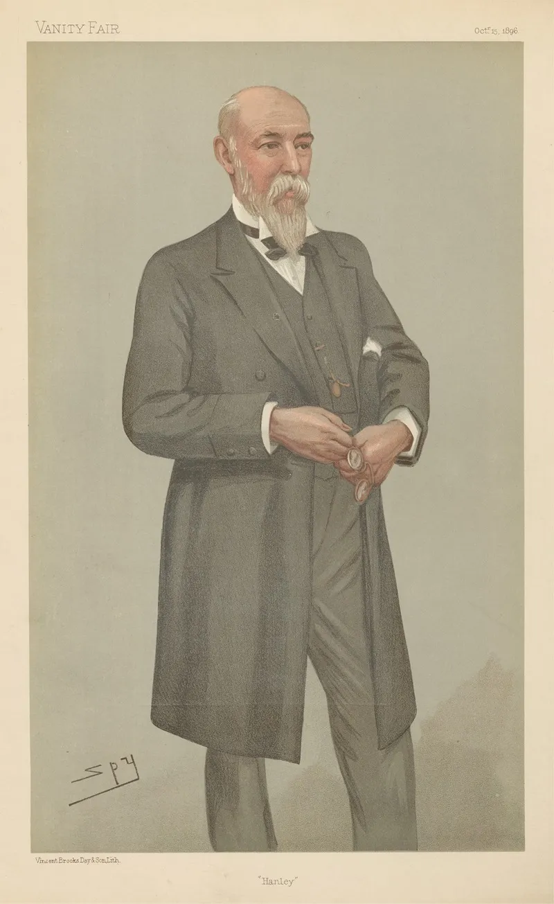Politicians Hanley Mr William Woodall 15 October 1896 by Leslie Matthew Ward - Canvas Print