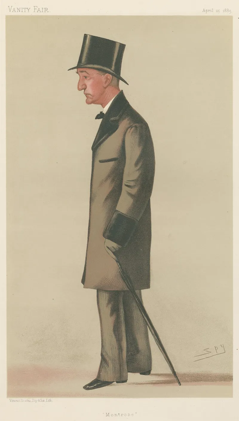 Politicians Montrose The Rt Hon William Edward Baxter April 25 1885 by Leslie Matthew Ward - Canvas Print