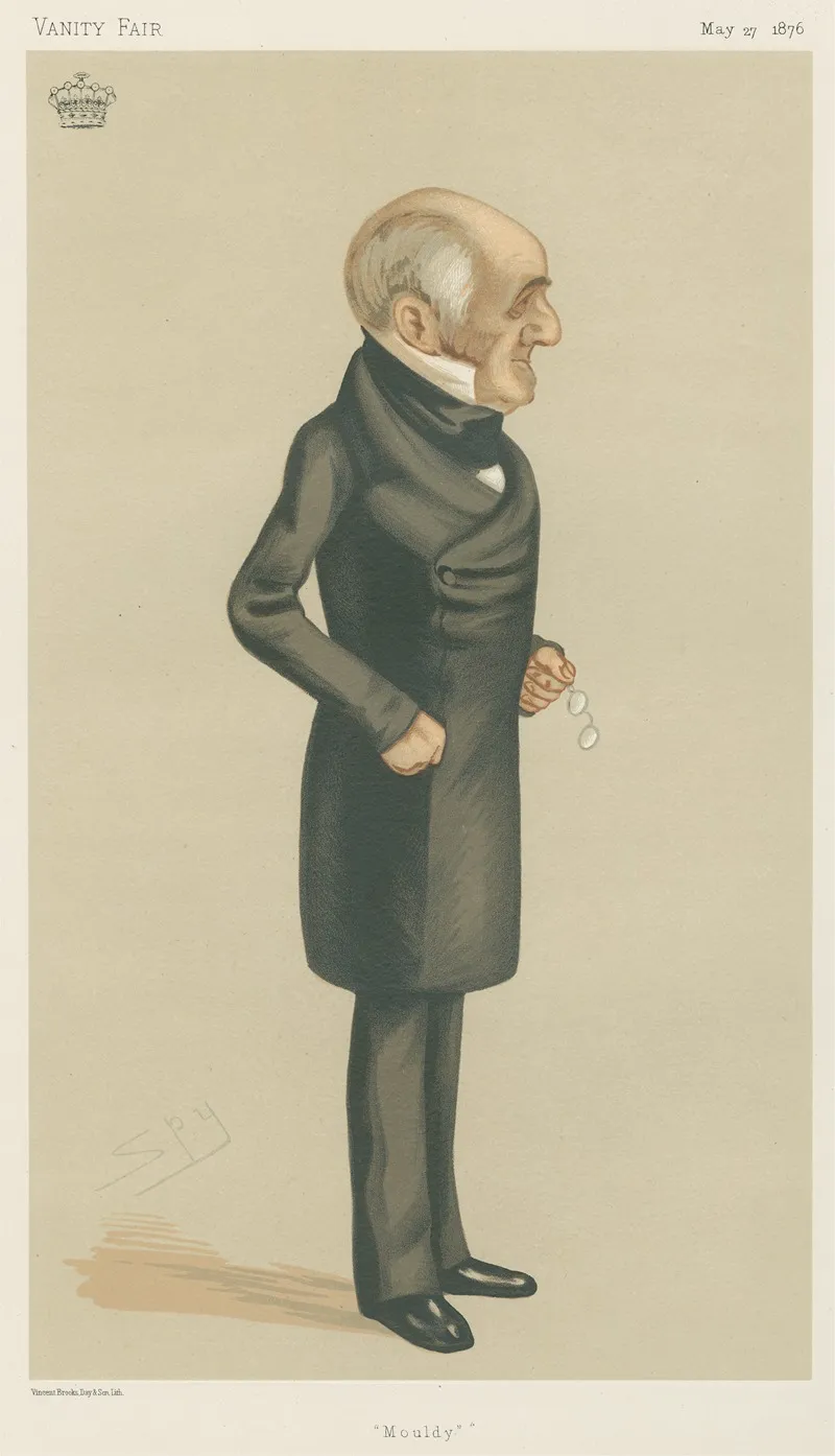 Politicians Mouldy The Earl Of Powis 27 May 1876 by Leslie Matthew Ward - Canvas Print