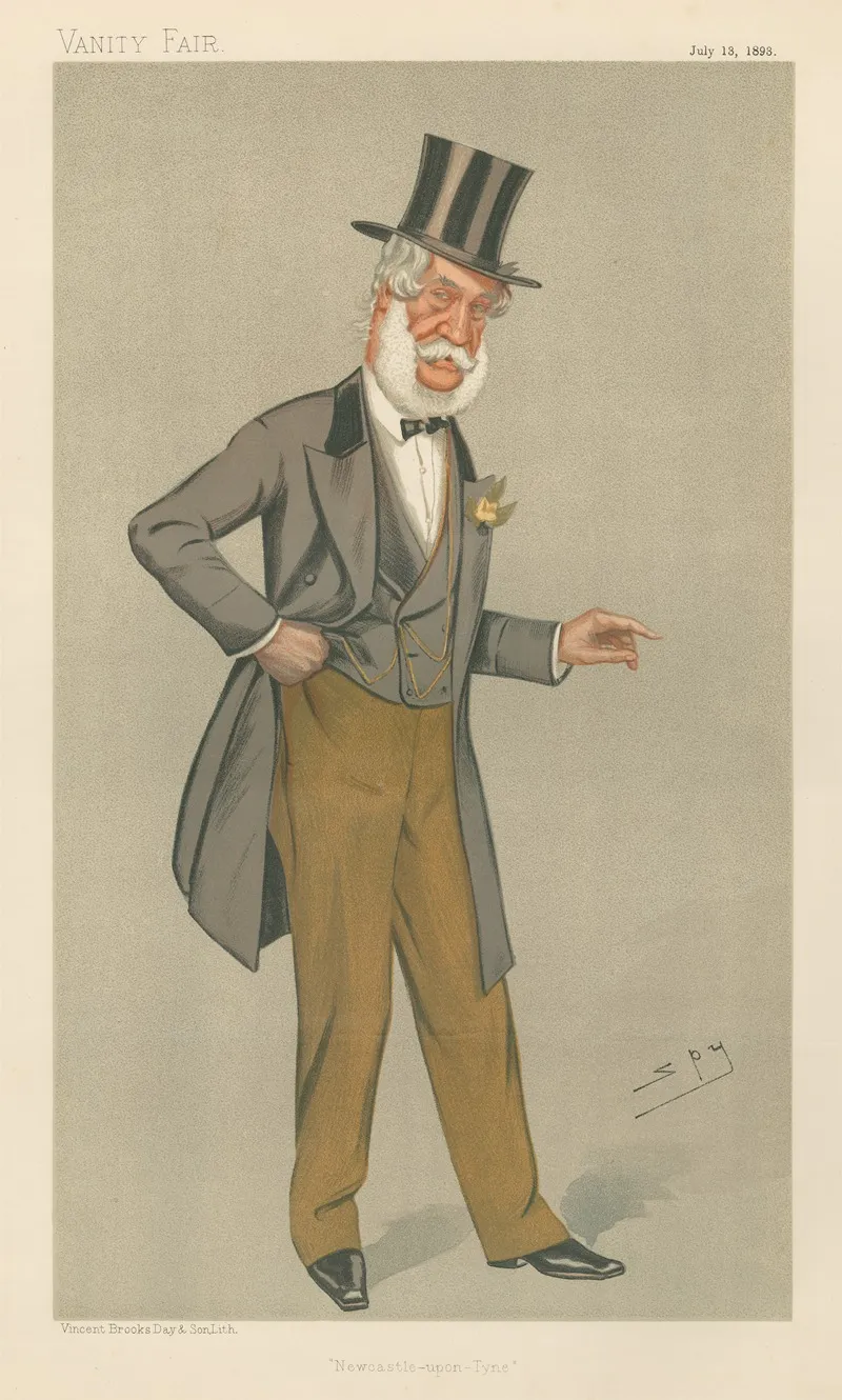 Politicians Newcastle Upon Tyne Mr Charles Frederick Hamond July 13 1893 by Leslie Matthew Ward - Canvas Print