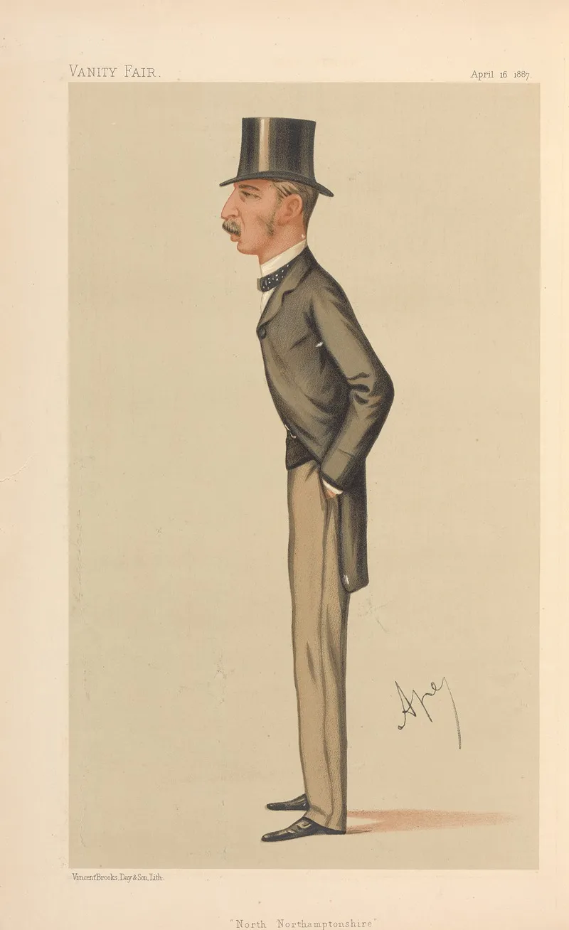 Politicians North Northamptonshire Lord Burghley April 16 1887 by Carlo Pellegrini - Canvas Print