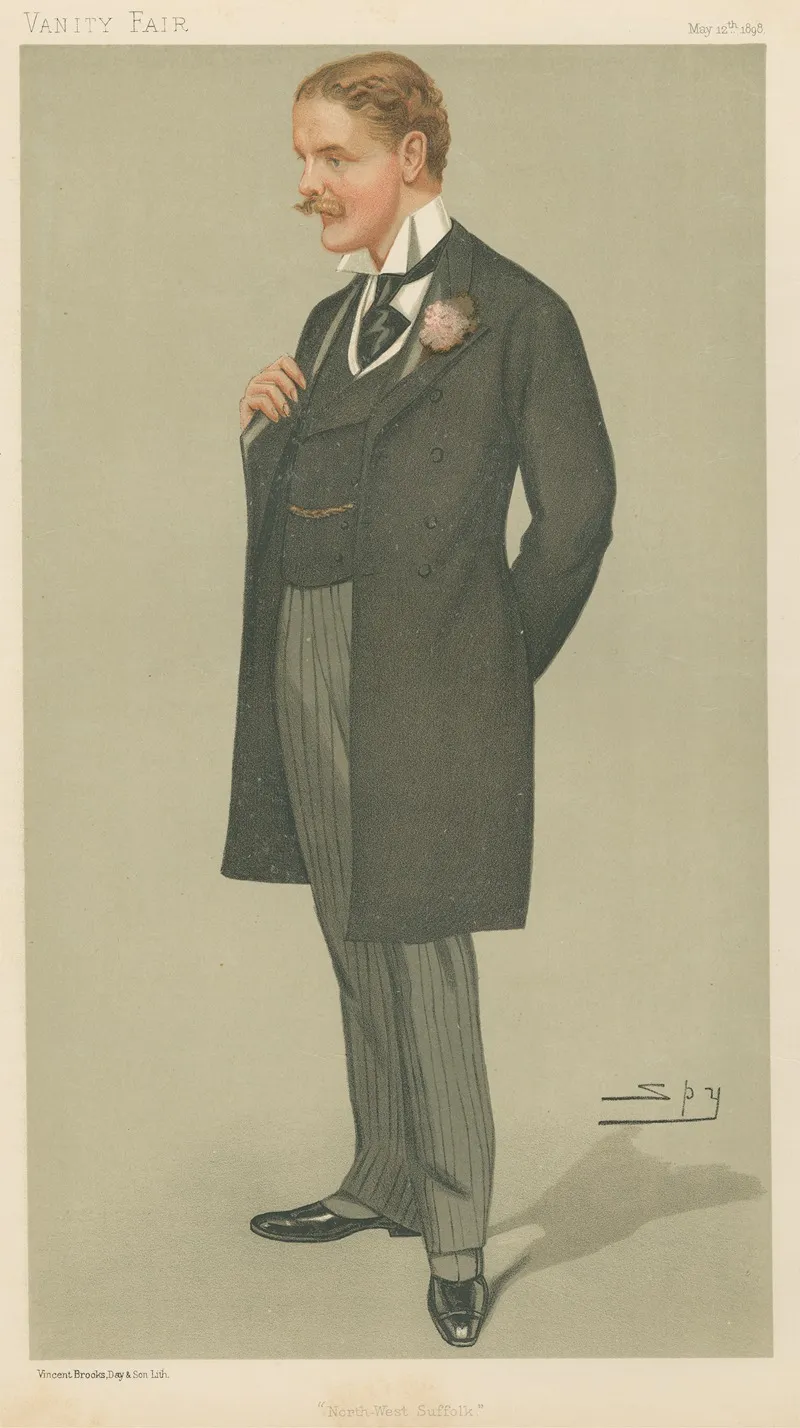 Politicians North West Suffolk Mr Ian Zachary Malcolm 21 March 1898 by Leslie Matthew Ward - Canvas Print