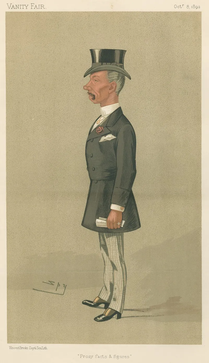 Politicians Prosy Facts And Figures Mr Seymour Keay 8 October 1892 by Leslie Matthew Ward - Canvas Print