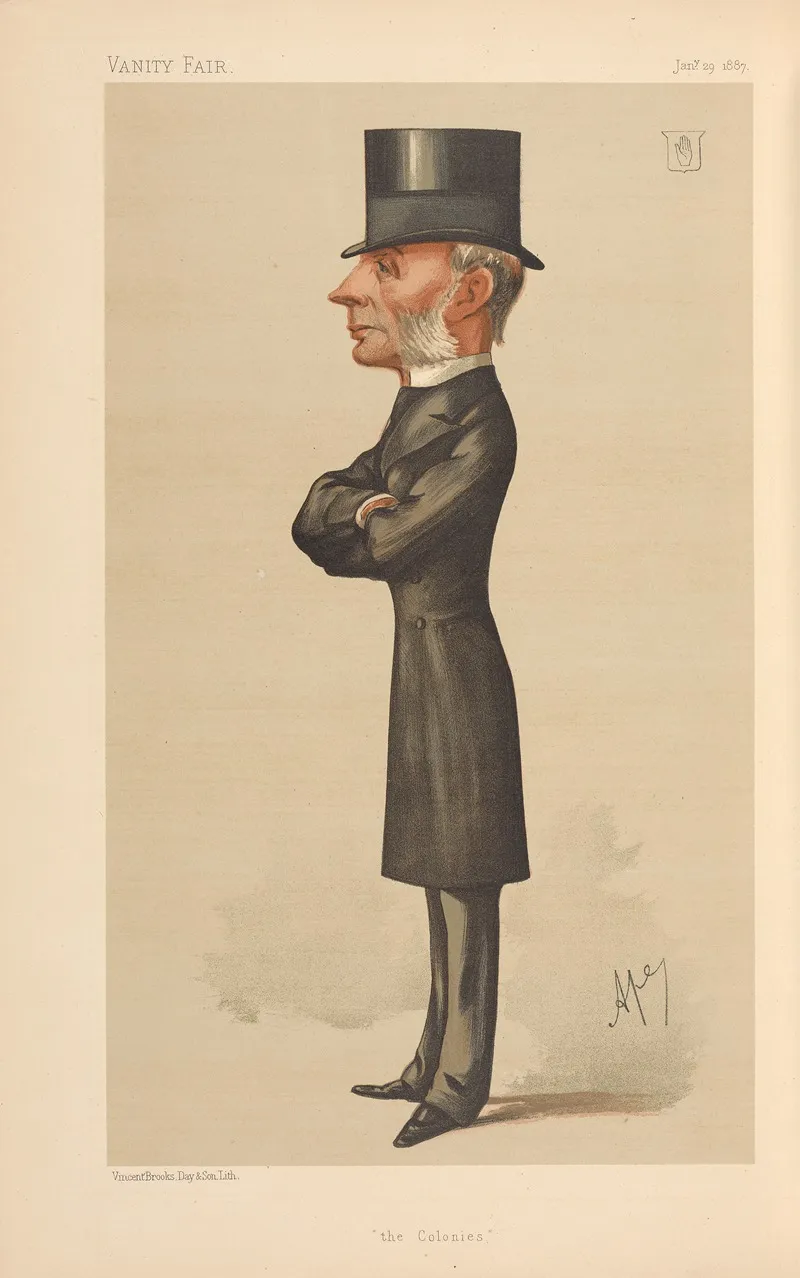 Politicians The Colonies The Rt Hon Sir Henry Thurston Holland 29 January 1887 by Carlo Pellegrini - Canvas Print