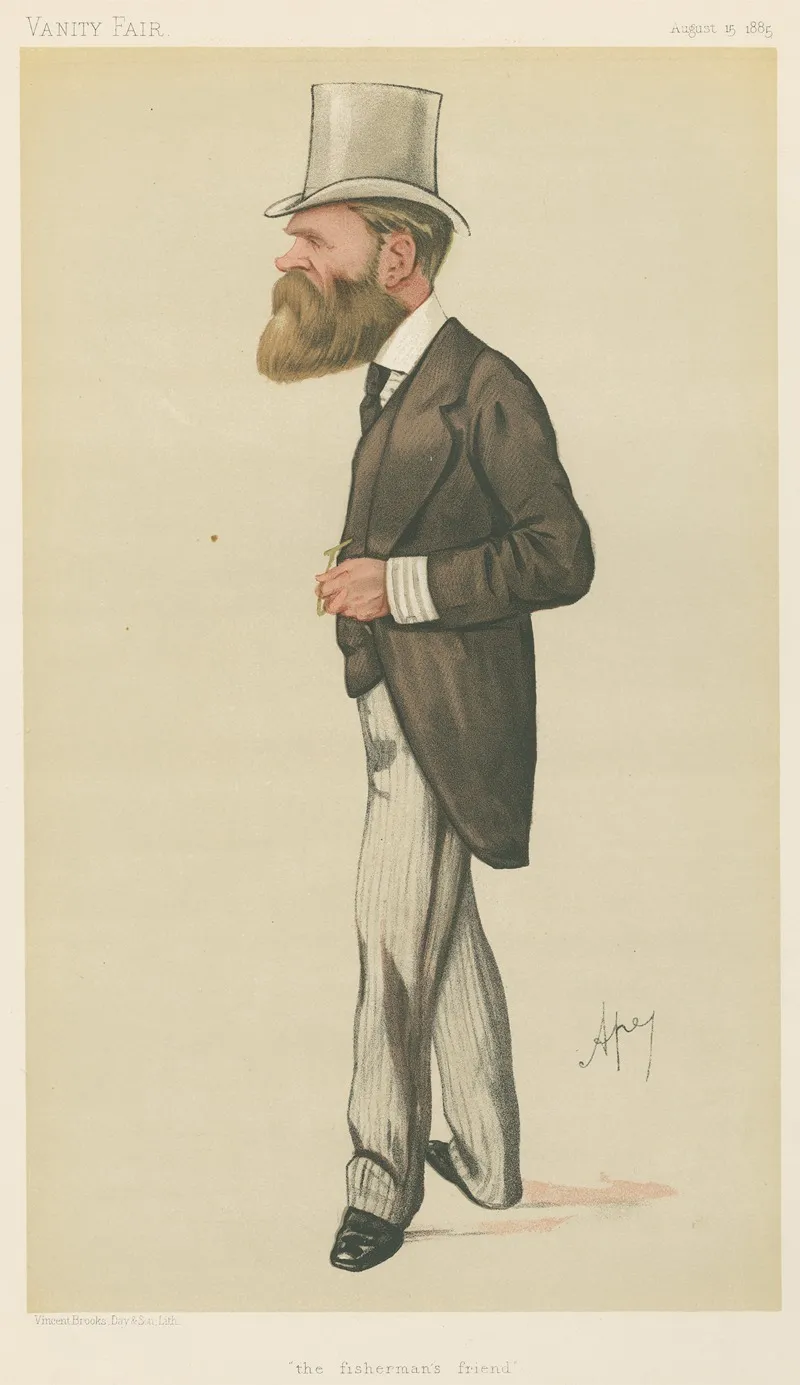 Politicians The Fishermans Friend Mr Edward Birkbeck August 15 1885 by Carlo Pellegrini - Canvas Print