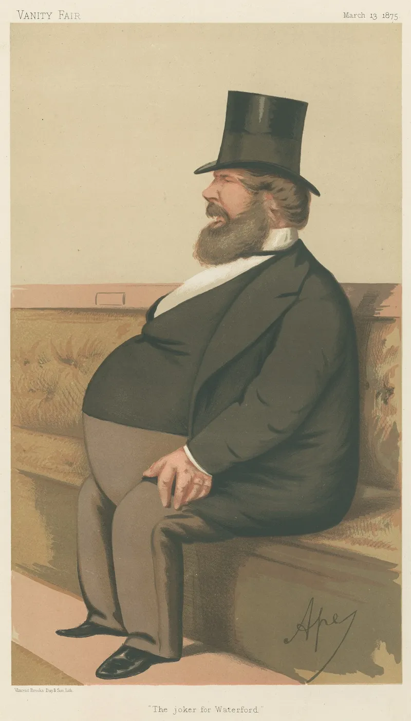 Politicians The Joker For Waterford Major Purcell Ogorman 13 March 1875 by Carlo Pellegrini - Canvas Print
