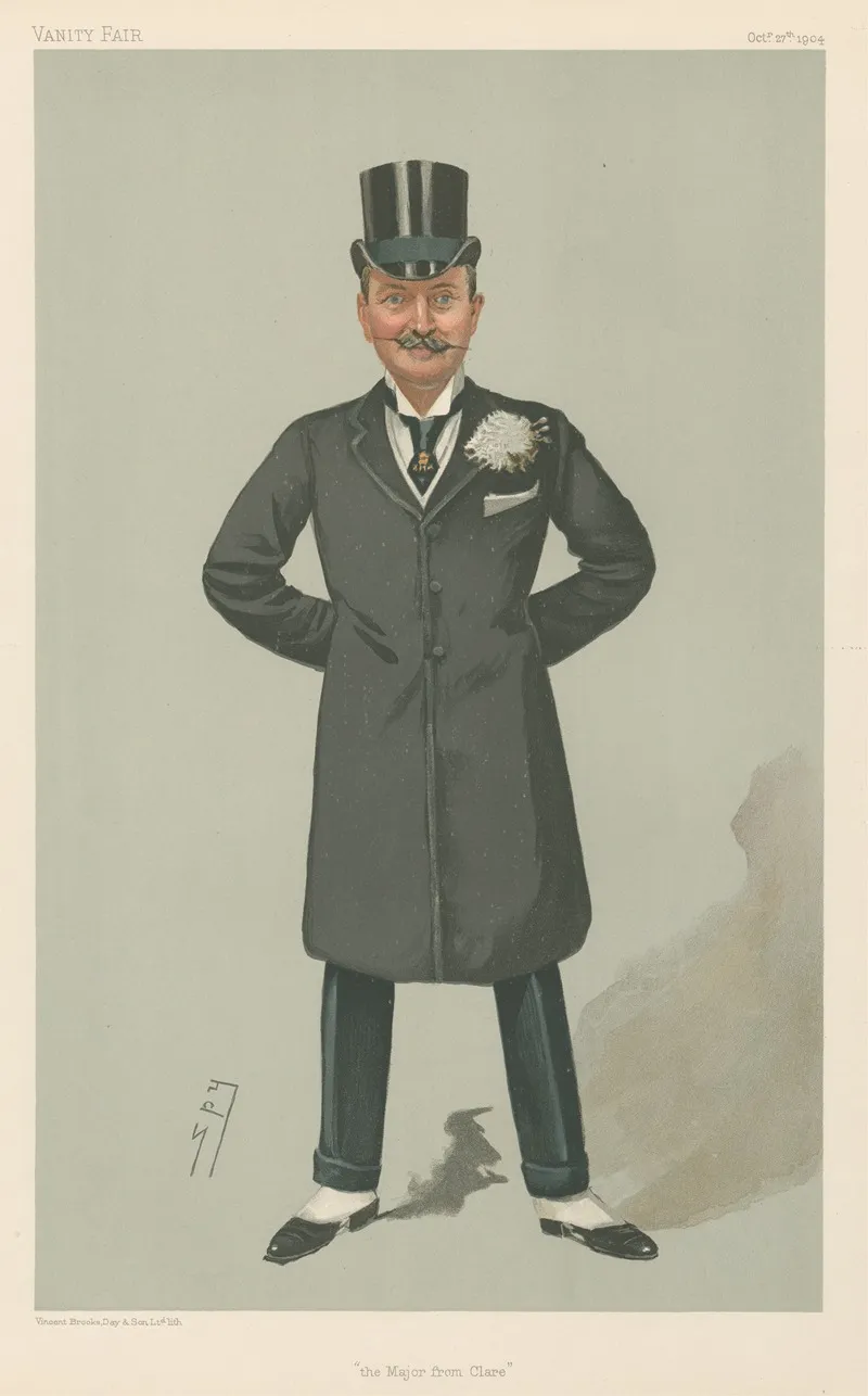 Politicians The Mayor From Clare Major Eustace Jameson October 27 1904 by Leslie Matthew Ward - Canvas Print