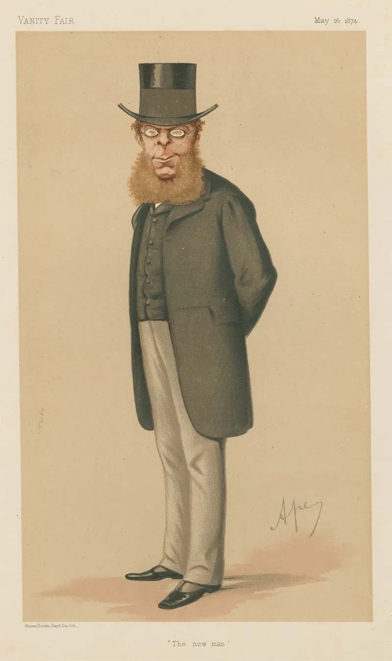 Politicians The New Man The Rt Hon Richard Assheton Cross May 16 1874 by Carlo Pellegrini - Canvas Print