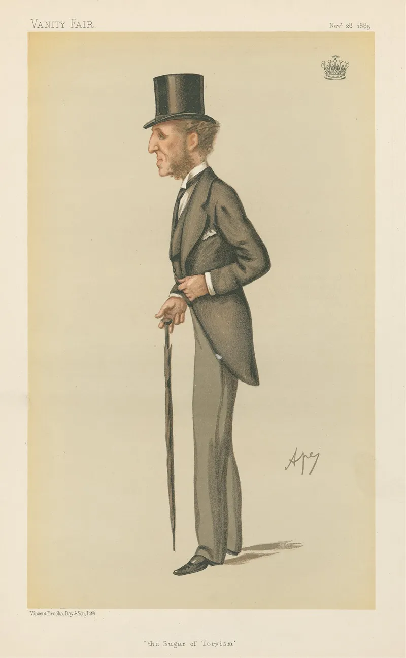 Politicians The Sugar Of Toryism The Earl Of Harrowby November 28 1885 by Carlo Pellegrini - Canvas Print
