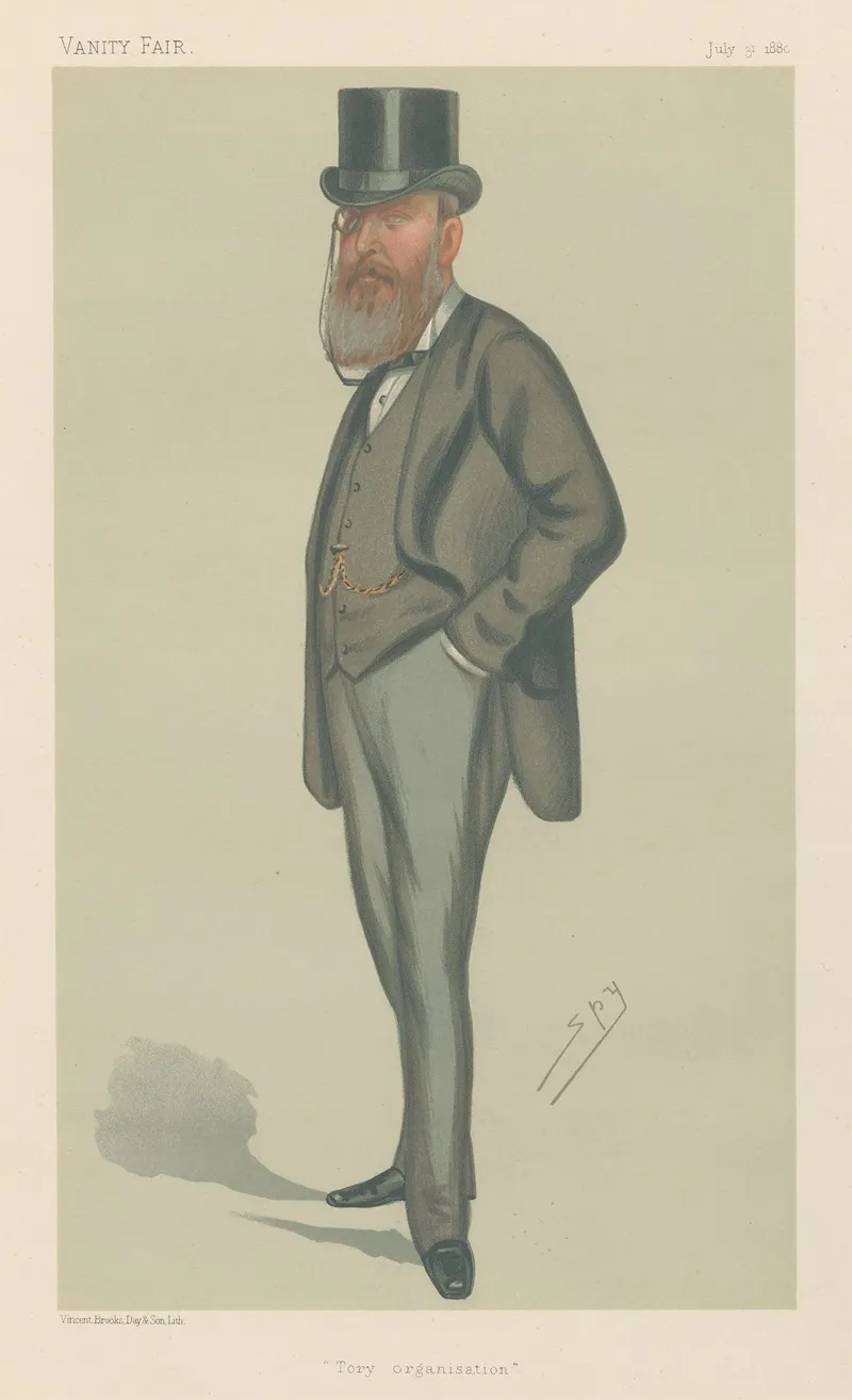 Politicians Tory Organization Mr John Eldon Gorst July 31 1880 by Leslie Matthew Ward - Canvas Print