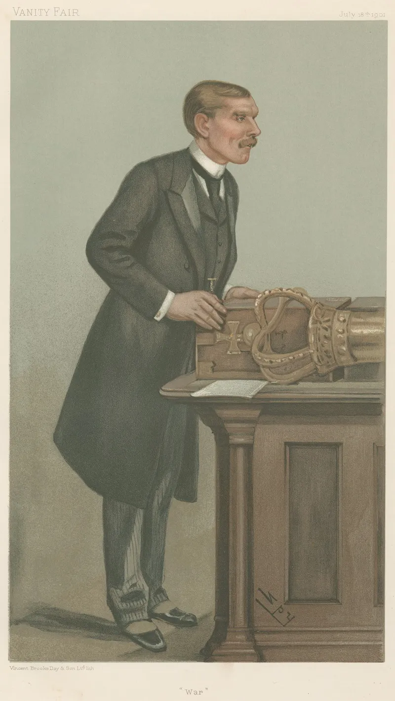 Politicians War William St John Fremantie Brodick The Secretary Of State For War Jul 18 1901