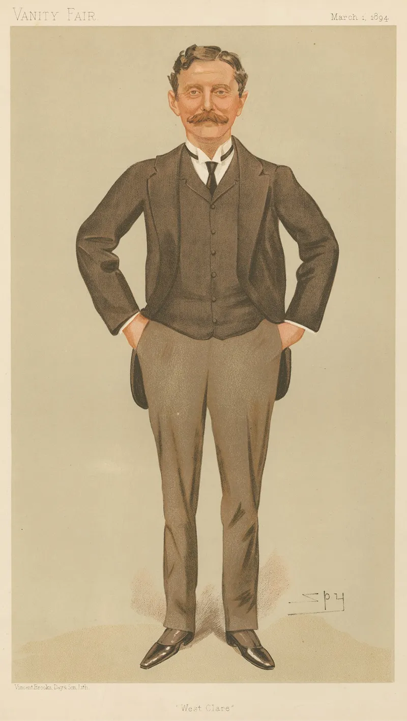 Politicians West Clare Mr Rochfort Maguire 1 March 1894 by Leslie Matthew Ward - Canvas Print