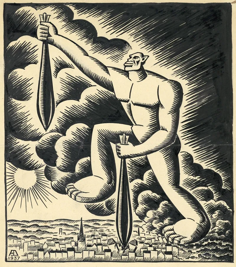 Politieke Tekeningen by Albert Daenens - Canvas Print