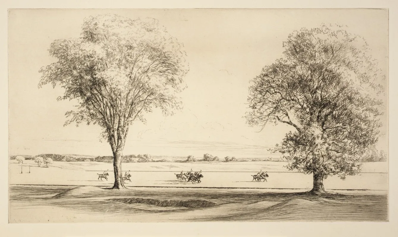 Polo 2 by Kerr Eby - Canvas Print