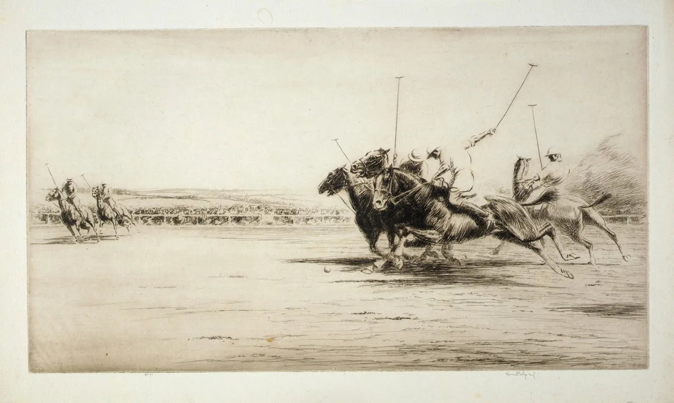 Polo by Kerr Eby - Canvas Print