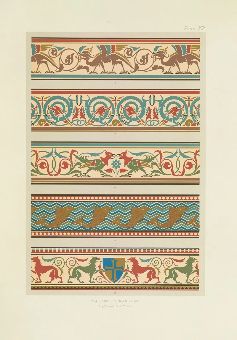Polychromatic Decoration As Applied To Buildings In The Mediaeval Styles Pl 19
