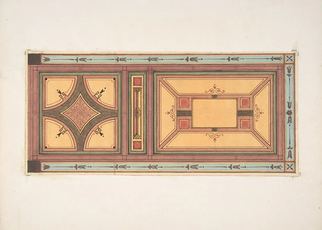 Pompeiian Design For Paneling