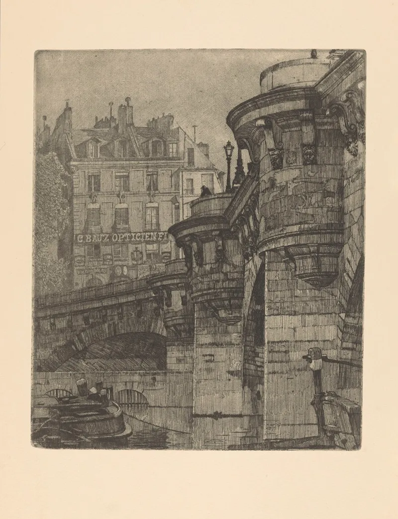 Pont Neuf 4 by Martin Monnickendam - Canvas Print