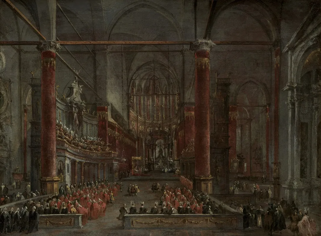 Pontifical Ceremony In Ss Giovanni E Paolo Venice 1782
