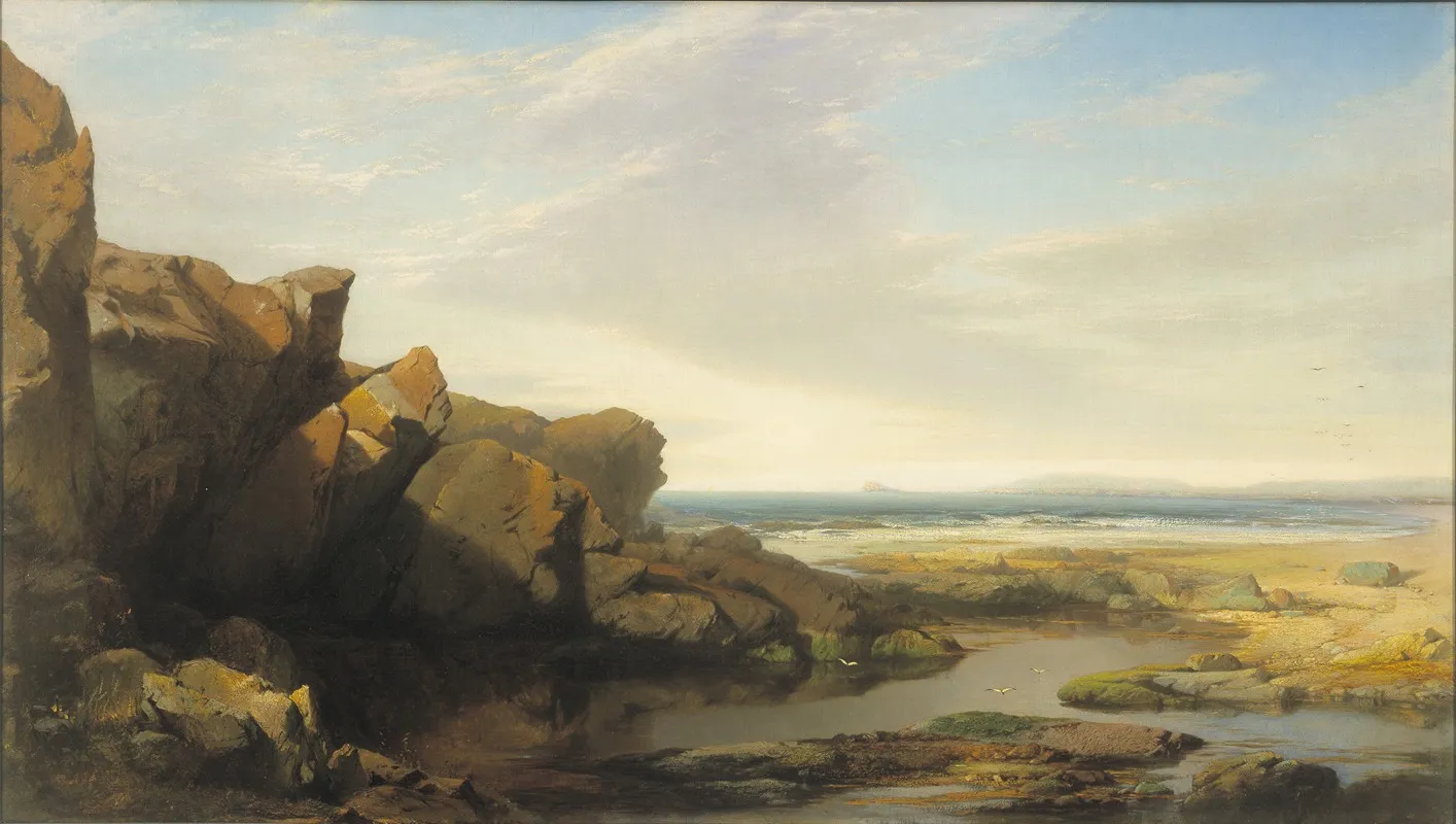 Pools By The Seaside by William Hart - Canvas Print
