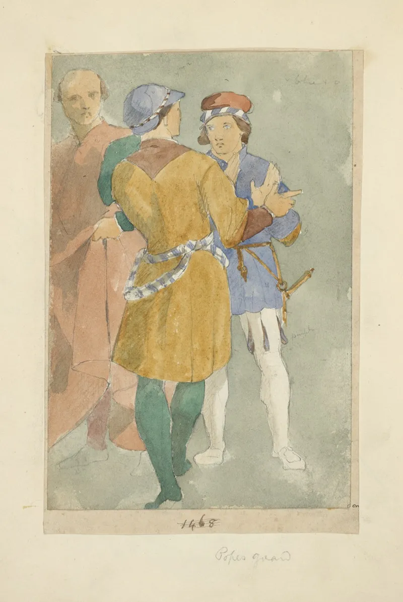 Popes Guard by Stewart Watson - Canvas Print