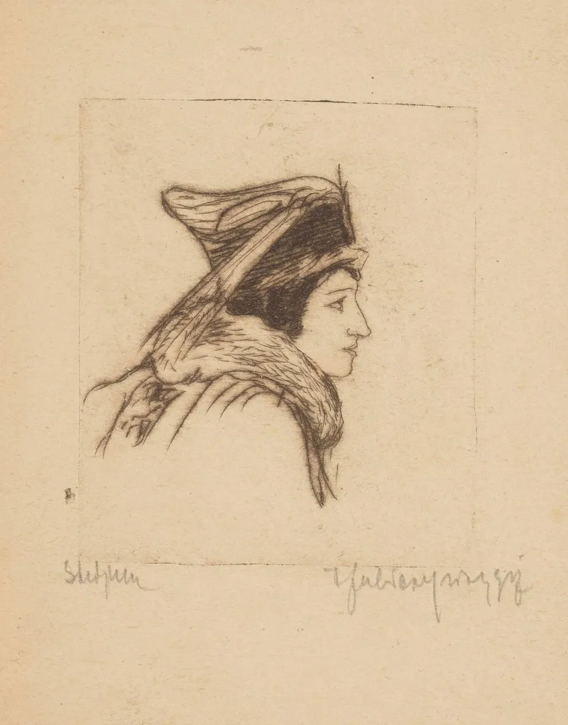 Popiersie Kobiety Studium