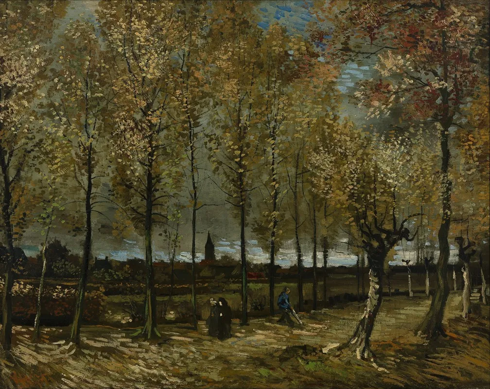 Poplars Near Nuenen by Vincent van Gogh - Canvas Print