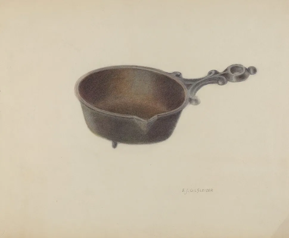 Porringer by E.J. Gilsleider - Canvas Print