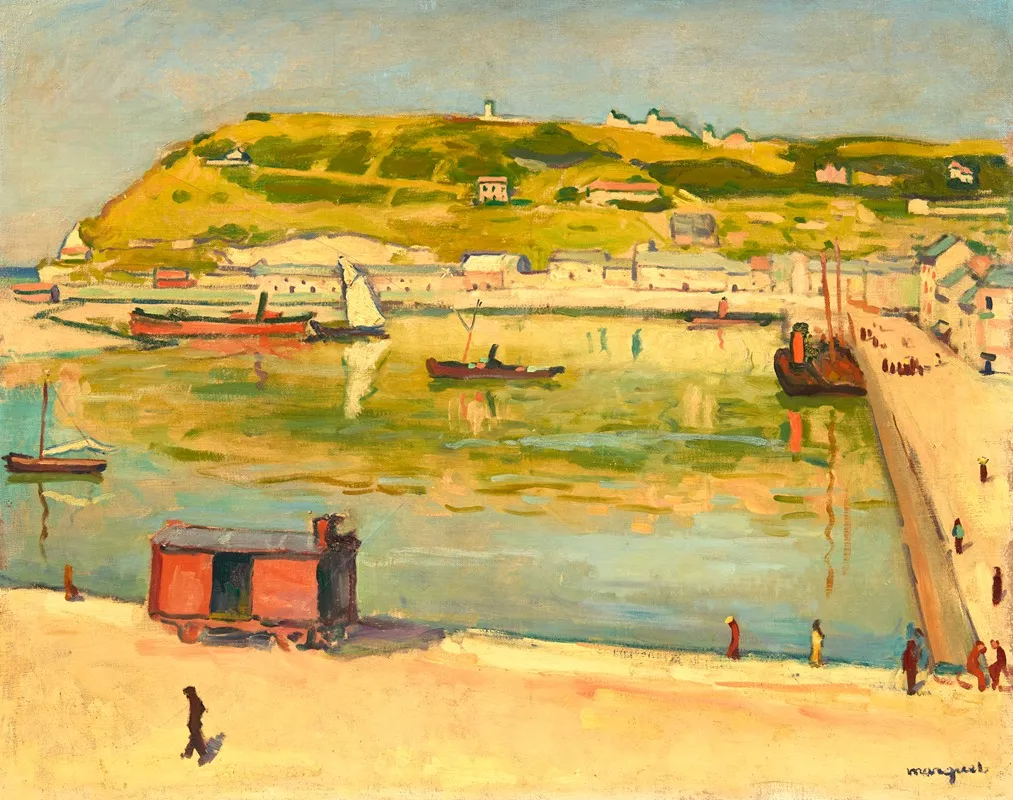 Port De Fecamp by Albert Marquet - Canvas Print