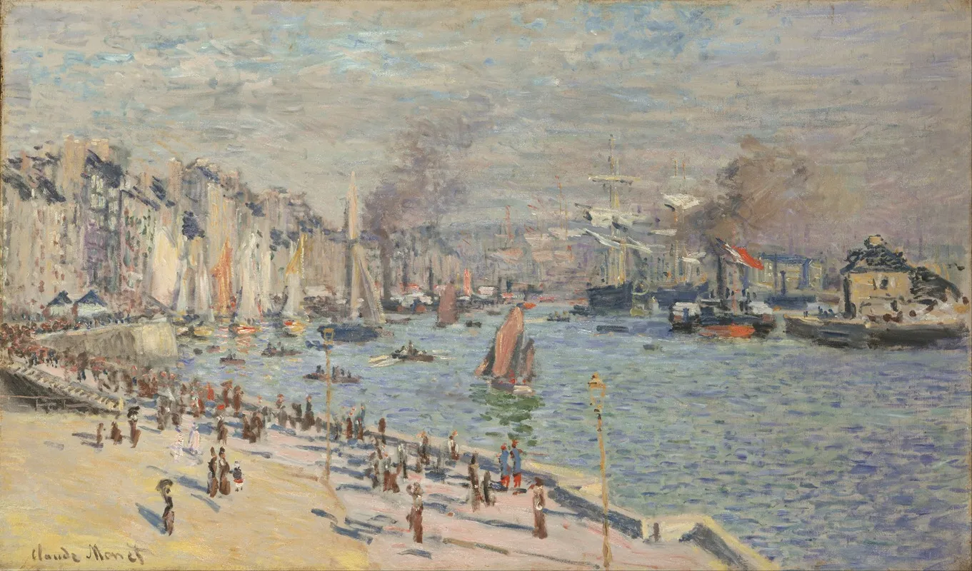 Port Of Le Havre by Claude Monet - Canvas Print