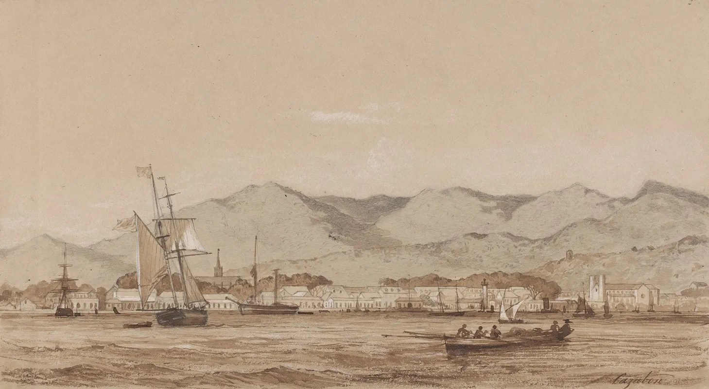 Port Of Shain From The Sea
