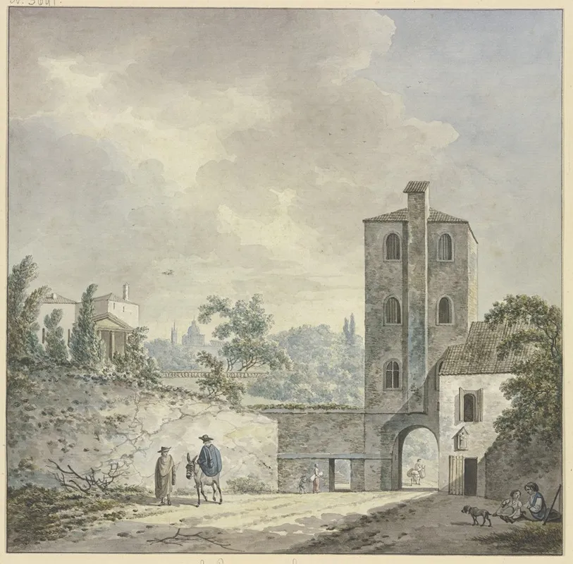 Porta Della Luppia Del Monte by Daniël Dupré - Canvas Print