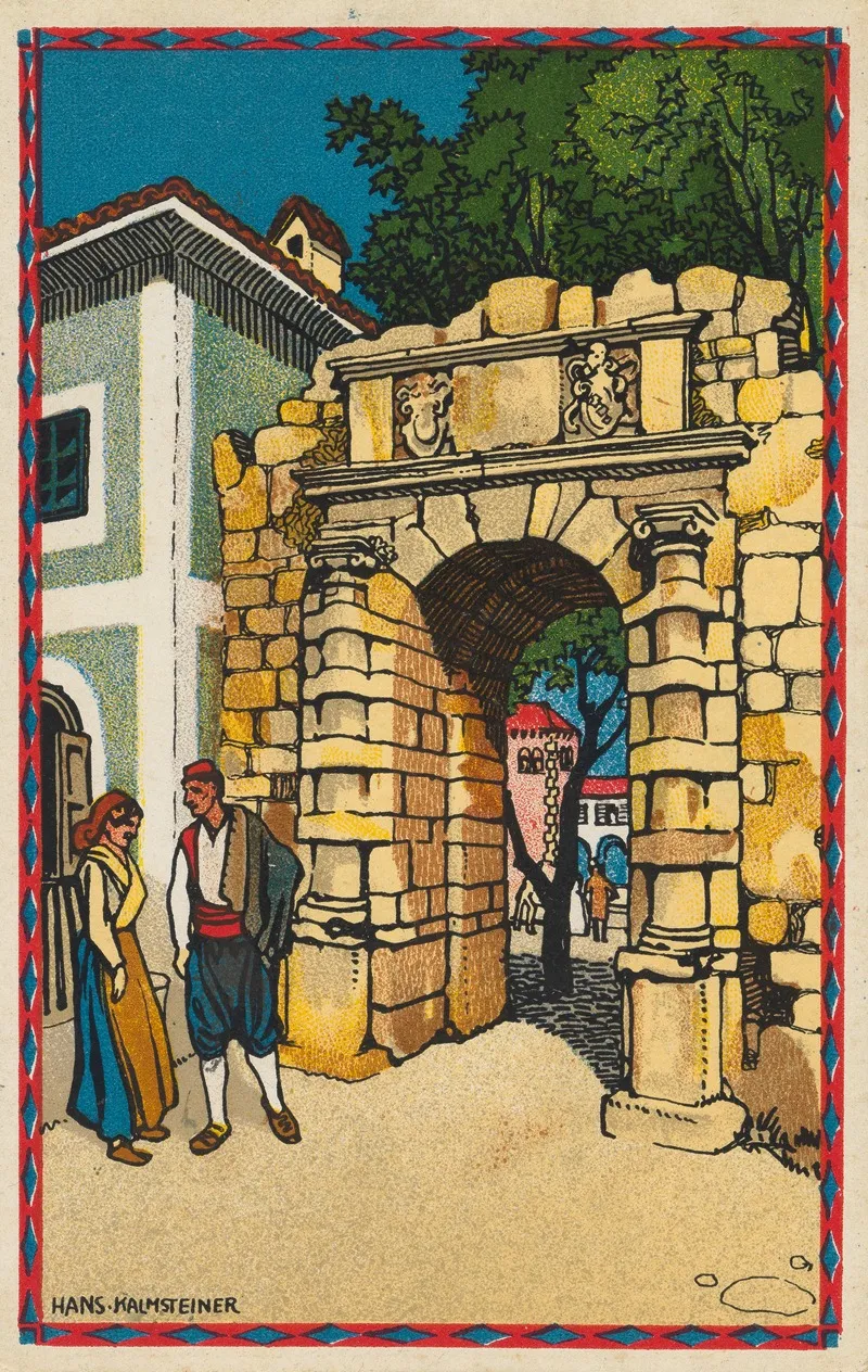 Porta Marcella Von Lussin by Hans Kalmsteiner - Canvas Print