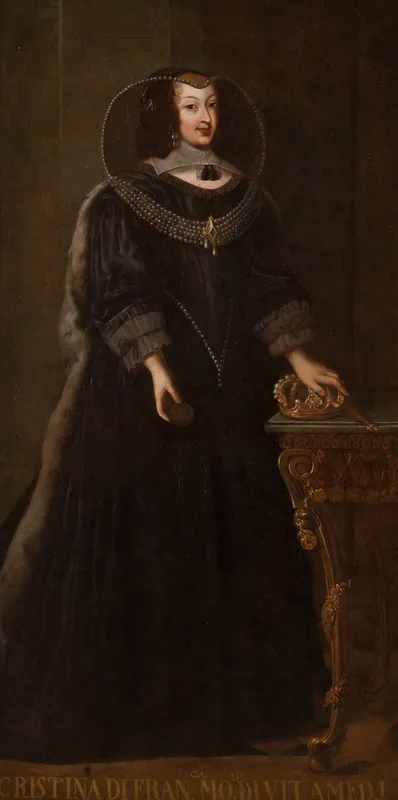 Portait Of Cristine Of France