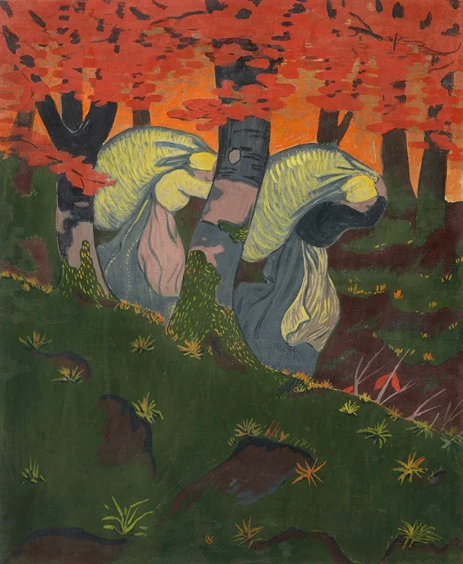 Porteuses De Sacs by Paul Sérusier - Canvas Print