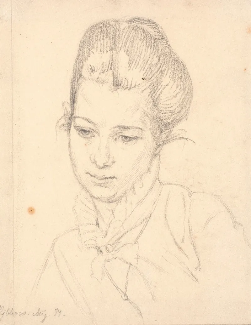 Portraet Af Frk Raffenberg