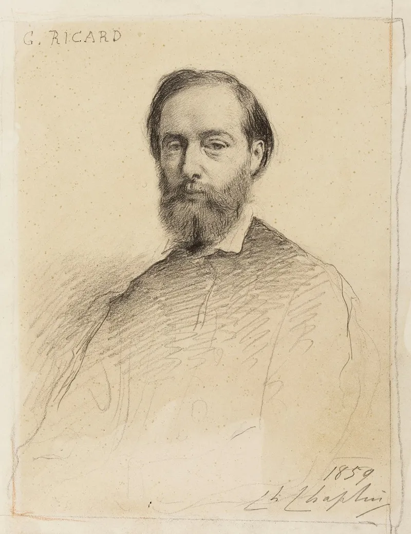 Portrait De Gustave Ricard