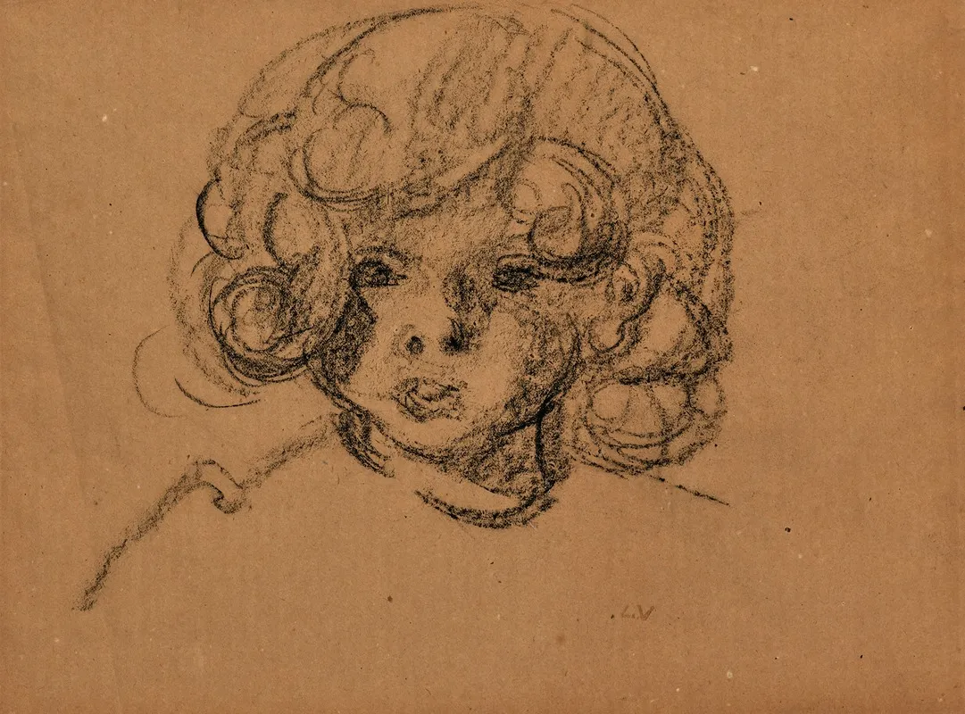 Portrait De Jean Valtat Enfant
