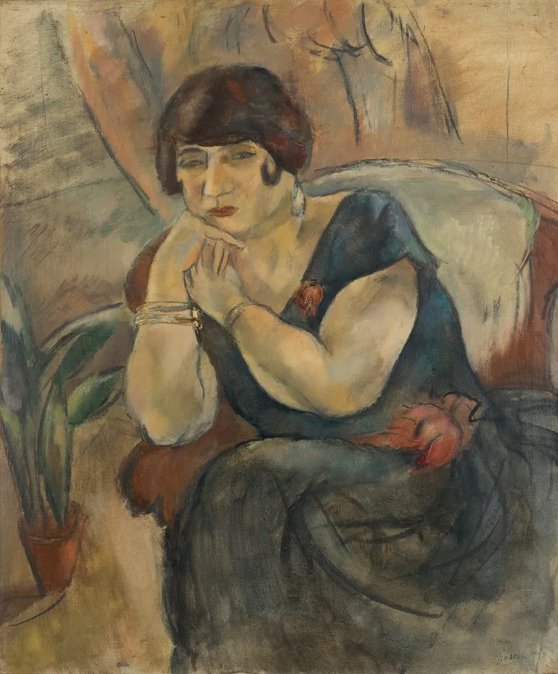 Portrait De Madame Jeanne Salmon