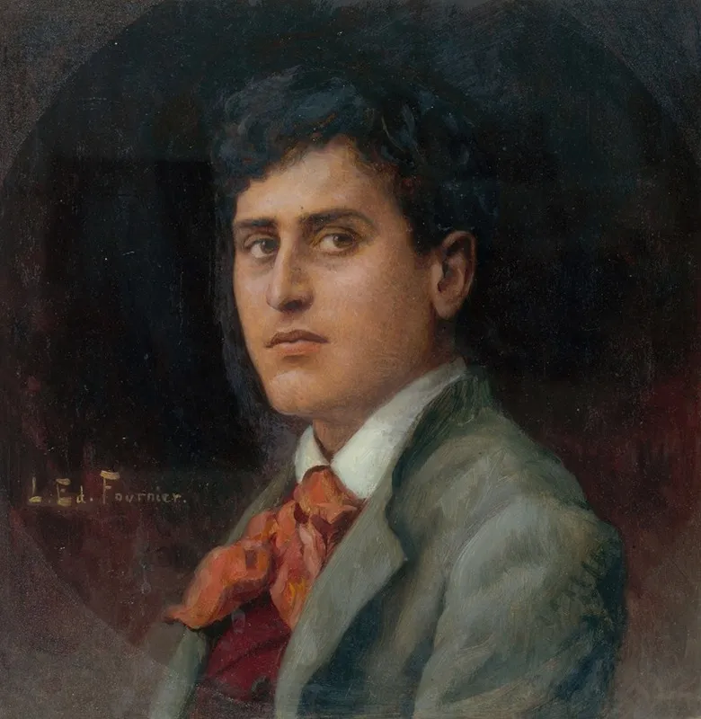 Portrait De Rene Alexandre 1885 1946 Societaire De La Comedie Francaise Dans Le Role De Tascheron De La Brebis Perdue