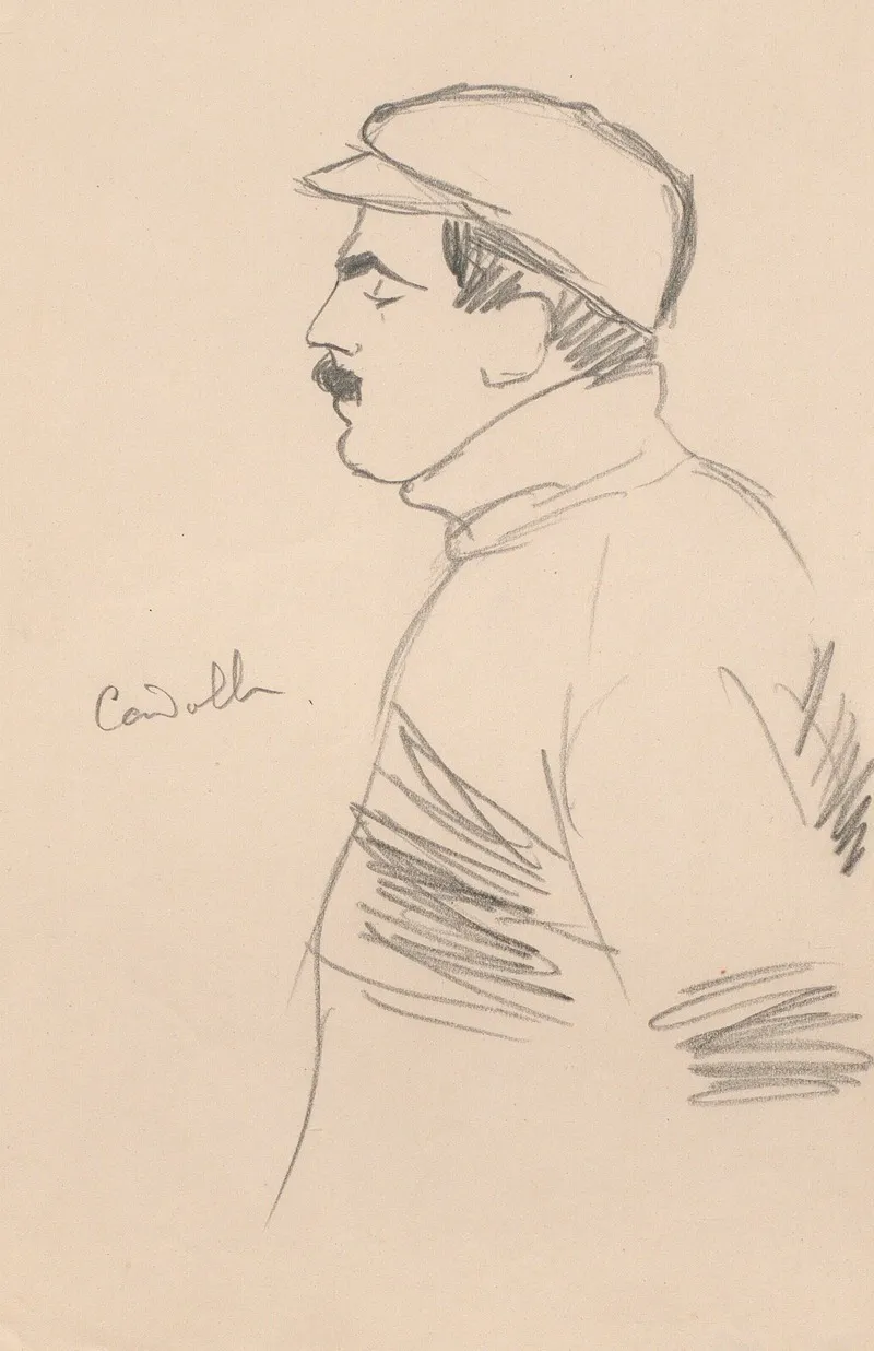 Portrait Dhomme 15 by Louis de Fleurac - Canvas Print