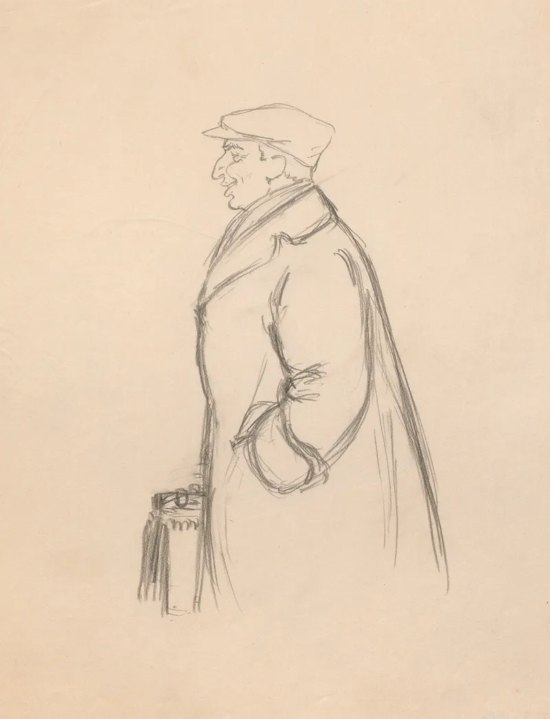 Portrait Dhomme 16 by Louis de Fleurac - Canvas Print